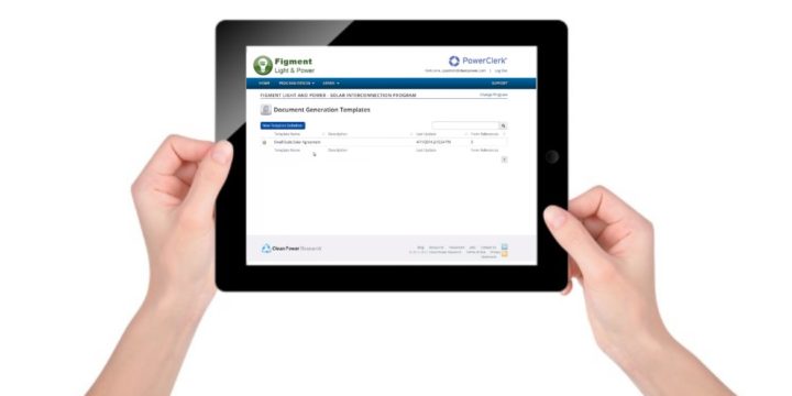 PowerClerk auto-document generation and electronic signature features streamline incentive and interconnection processing