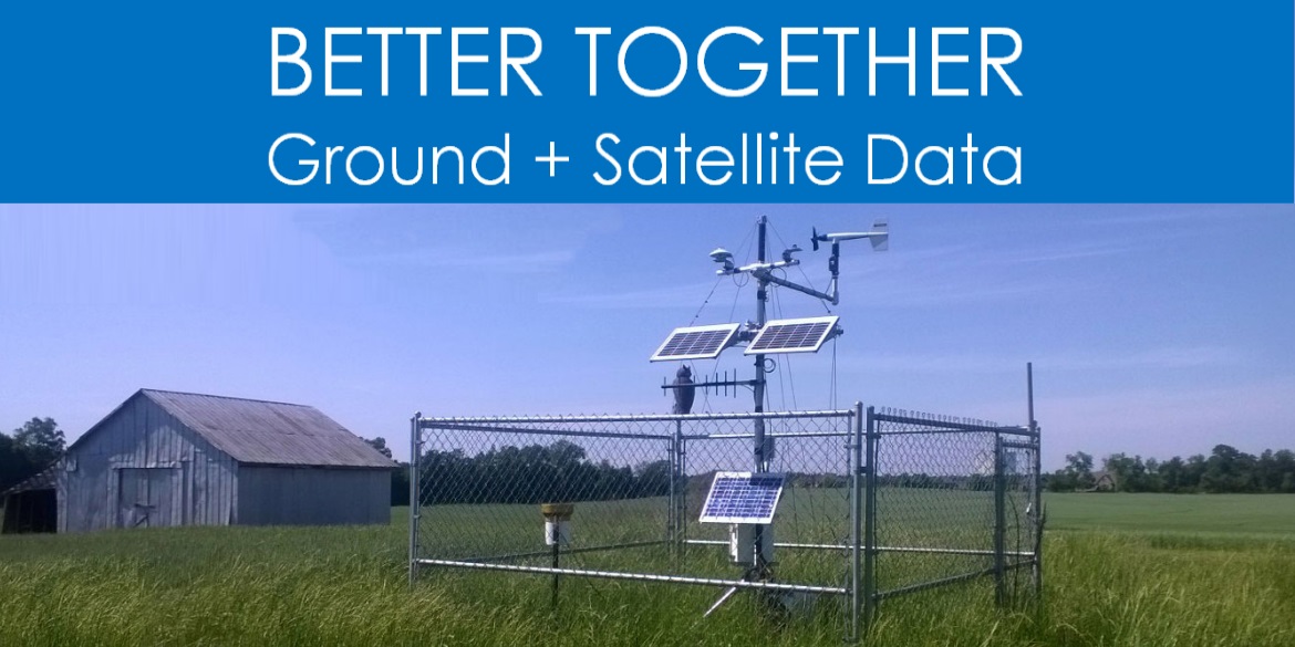 Using ground plus satellite solar irradiance data to reduce risk