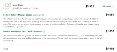 PV Modules - Incentives