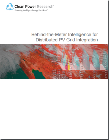 Behind-the-Meter Intelligence for Distributed PV Grid Integration