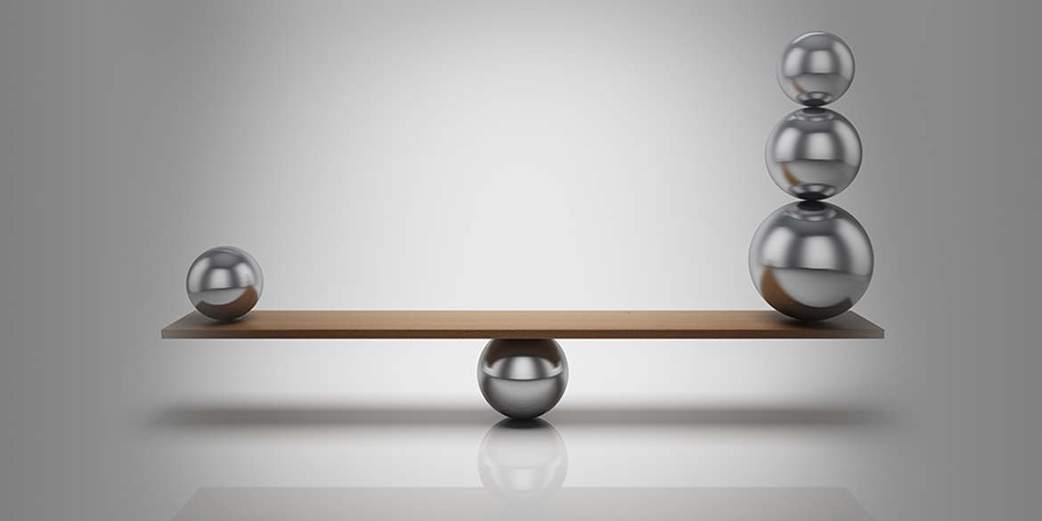 Balanced silver balls representing Curtailment of Low Cost Renewables as a Cost Effective Alternative to Seasonal Energy Storage