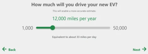 EV Module-Mileage Entry