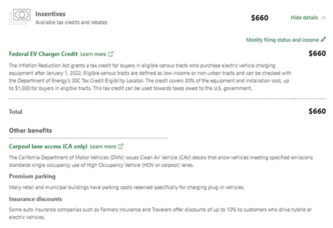 EV Module-Incentives