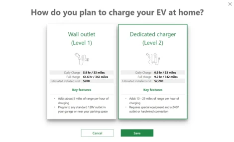 EV Module-Charger Selection