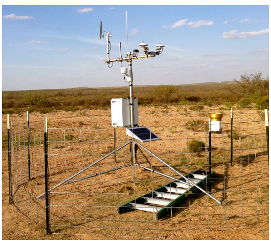 Example solar prospecting ground station (photo courtesy of GroundWork Renewables)