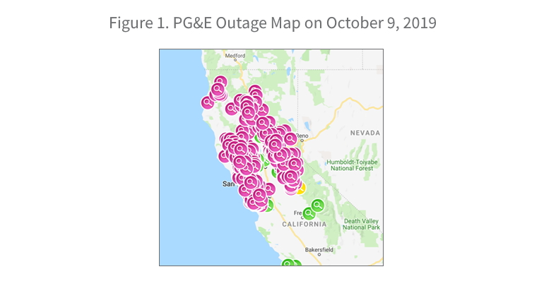 Precautionary Power Outages in CA