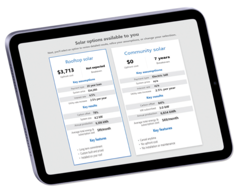 CPR chart on tablet