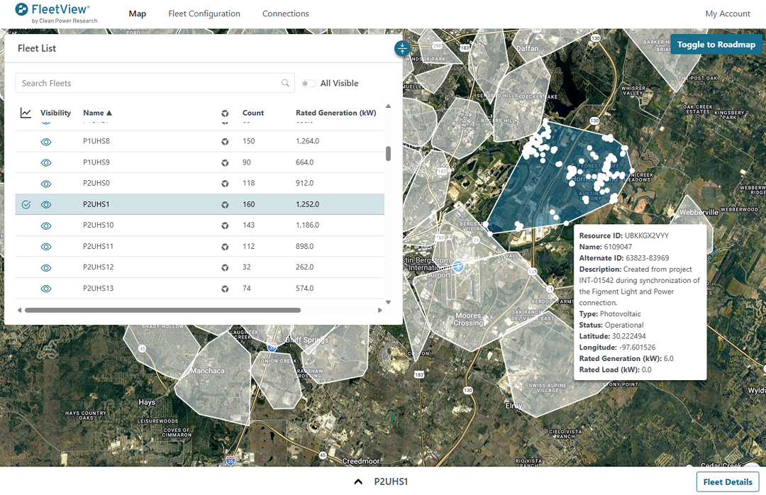 FleetView Interactive Map