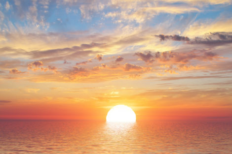 Ocean sunset