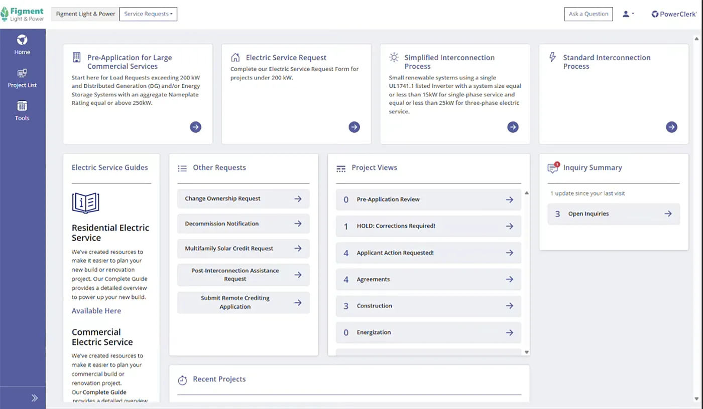 PowerClerk unified portal